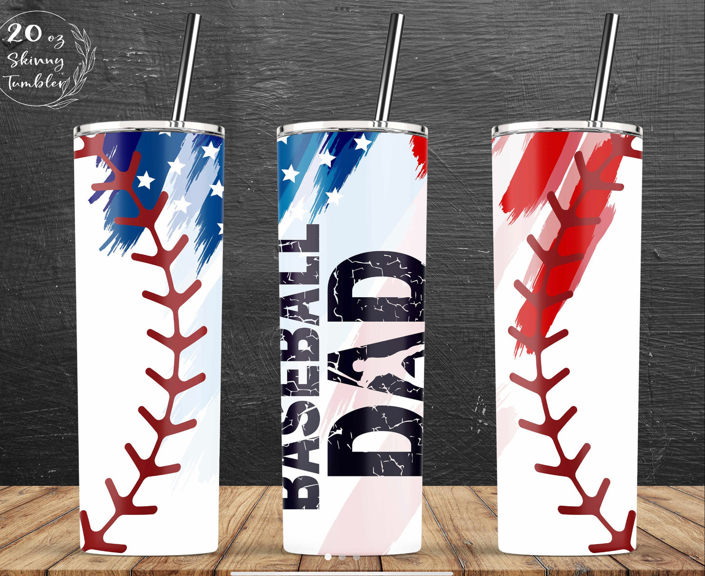 Baseball Dad Tumbler