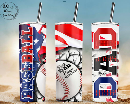 Baseball Dad 2 Tumbler